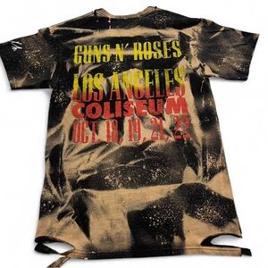 PHNTM Guns N’ Roses Distressed Front/Back Graphic Tee